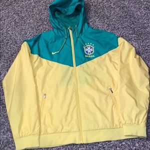 Nike Brazil Windrunner Jacket Size Medium